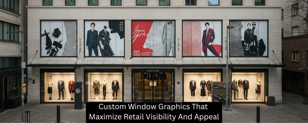 Custom Window Graphics That Maximize Retail Visibility And Appeal