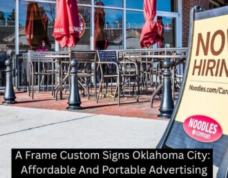 A Frame Custom Signs Oklahoma City: Affordable And Portable Advertising