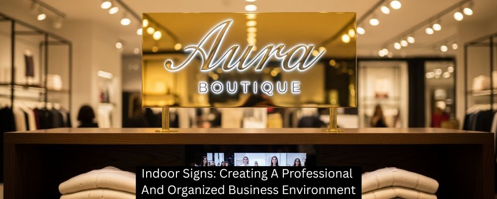 Indoor Signs: Creating A Professional And Organized Business Environment - Boomtown Sign Co.